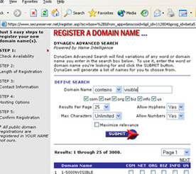 dynagen domain name search